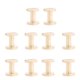thumbnail image 3 of 10 Piezas Tornillos de Remaches de Cabeza Redonda Botón de Fijación Decoración para Artesanías de Cuero, , Libros y Álbumes 10x4x4 mm Sunnimix Tornillos de Chicago, 3 of 8