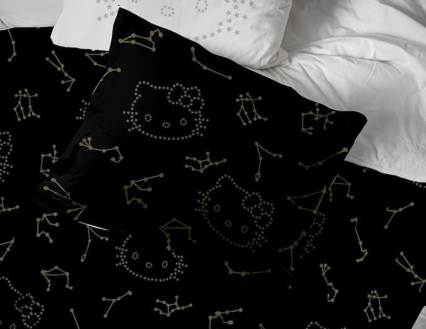 Sanrio Hello Kitty Constellation 7 Piece Full Size Comforter Set with Shams