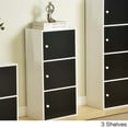 thumbnail image 3 of K and B Furniture Co Inc Black and White Contemporary Cabinet, 3 of 4