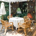 thumbnail image 4 of Outdoor Curtains for Patio Waterproof, Spring Mushrooms Outdoor Privacy Panels Grommet, Farmhouse Pastoral Botanical Brown Wood Blackout Outside Curtains for Porch/Cabana 54"x108", 1 Panel, 4 of 8