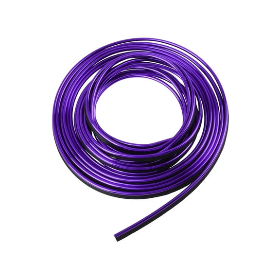 REGALWOVEN 5m Purple Chrome DIY Car Strip Car Door Edge Scratch Guard Decorative Line