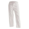 thumbnail image 6 of White Women's Pants Cropped Linen Pants Women High Waisted Straight Leg Work Pants Business Casual Ankle Pants with Pockets, 6 of 6