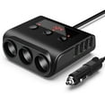 thumbnail image 1 of Labymos Car Chargers 100W High Power Charging Adapter 3-Socket Power Splitter 12/24V with 4 USB, 1 of 8