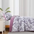 thumbnail image 3 of Juego de edredón WONGS BEDDING Botanical Queen Size, morado, 3 piezas, 3 of 7
