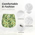 thumbnail image 6 of Lsque Avocado With Seeds Printed Women's Running Shorts with Liner Pockets,Elastic Quick Dry Workout Athletic Gym Yoga Shorts,Womens High Waist Shorts-Small, 6 of 9