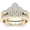 C-CY606, variant on Exquisite Women's Gold Plated White Gem Ring Anniversary Jewelry Ring