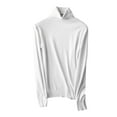 thumbnail image 4 of Glimpses Clothing Thermal Underwear Top New Internal Turtleneck Sweater Women Autumn And Winter Pile Collar Elastic Bottom Shirt Slim Knitted Top White M, 4 of 4