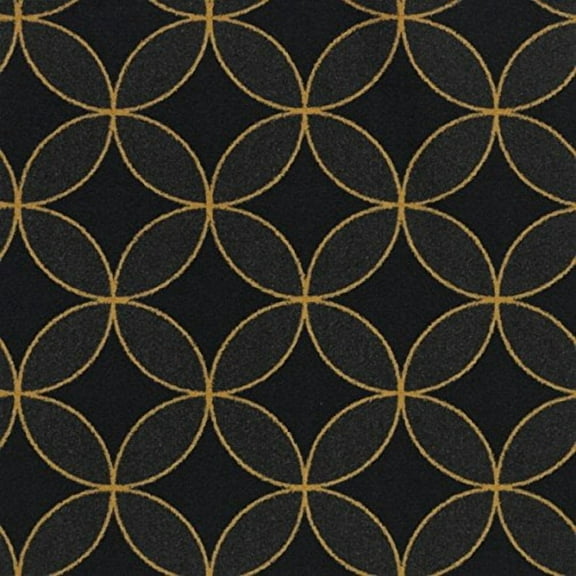 Joy Carpets Kaleidoscope Eclipse 54" x 78" Indoor Area Rug in Color Gold