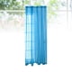 thumbnail image 3 of Cortinas transparentes con ojales para dormitorio de niña, diseño romántico de estrellas plateadas, finas y brillantes, para habitación infantil, tamaño 100 x 270 cm (azul)., 3 of 5