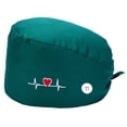 thumbnail image 4 of Gorra de Trabajo Perfecl con Diadema Ajustable para Atar en la Espalda Verde, 4 of 7