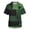 Turquoise, variant on St. Patrick's Dayscrubs for Men Soft Short Sleeve Cute Shamrock Print Scrub Top Loose V Neck Work Shirt Scrubs Workwear Nursing Uniform Medical T Shirts with Pockets Fluorescent Green L