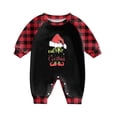 thumbnail image 2 of Conjuntos de pijamas navideños familiares a juego Grinch 2024, pijama de Grinch con parte superior y pantalones de pijama a cuadros, pijama de Grinch para niños y adultos para la familia, 18 Meses, 2 of 4