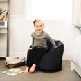 thumbnail image 6 of Milano Kid's Smartmax Black Beanbag Chair, 6 of 6