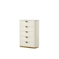 thumbnail image 3 of Beige Wood 5-Piece Bedroom Set with Built-in Drawer Bed / Improve Bedroom Functionality, 3 of 5