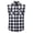 Black&11#0414X, variant on Fabrcox Plaid Sleeveless Flannel Shirt Men Collared Button Down Tank Top for Men Big and Tall Color Block Lightweight Outdoor Vest Shirts with Pockets Gray XL