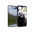 thumbnail image 1 of Compatible with Google Pixel 4A 4G Phone Case, raccoon-animal252 Case Silicone Protective for Teen Girl Boy Case for Google Pixel 4A 4G, 1 of 1