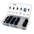 thumbnail image 1 of LEEYNEER 100PCS Car Body Trim Clips Retainer Bumper Rivets Screws Car Push Type Bumper Fastener Rivet Clips Panel Push Fastener Kit, 1 of 9