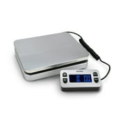 Angle View: Royal DG110 Digital Postal Scale 110lb / 50kg Maximum Weight Capacity - Silver