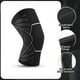 thumbnail image 3 of Rodilleras para al aire libre Elástica Absorción impactos Transpirable Montañismo Fitness Baloncesto Rodilleras protectoras (AB031-Negro Individual XL), 3 of 9