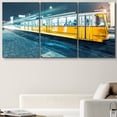 thumbnail image 2 of wall26 Canvas Print Wall Art Set Yellow &amp; White European Metro Car Transportation Cityscape Photography Realism Rustic Scenic Colorful Multicolor for Living Room, Bedroom, Office - 16"x24&qu, 2 of 5