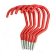 thumbnail image 3 of PPgejGEK Heavy Duty Screw Hooks for Garage Walls and Ceilings Bike Storage Rack 15.3x6.7x0.7cm 6.02x2.63x0.27in Black Red Metal, 3 of 9