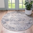 thumbnail image 1 of Unique Loom 3147291 5 x 5 ft. Canby Portland Round Rug, Ivory, 1 of 1