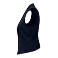 thumbnail image 4 of Avirosel Women's Casual Vest Tops V-Neck Sleeveless Button Down Vest Business Casual Outfits Navy, 4 of 7