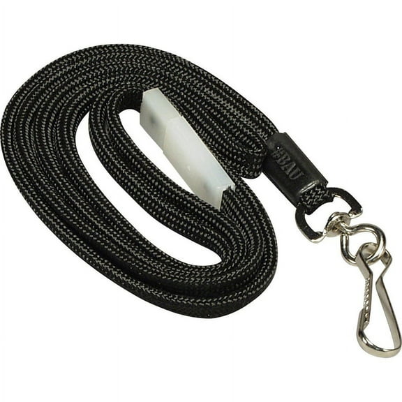 SICURIX Breakaway Lanyard - 12 / Box - 36" Length - Black - Nylon | Bundle of 5 Boxes