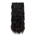 thumbnail image 2 of Hair Topper Wig Cap Glueless Wigs Human Hair Long Curly Hair Wig with Water Ripple to Increase Hair Volume Clip Long and Short Four High Temperature Wire 50 cm Glueless Wig Wig Band Popular Pick, 2 of 9