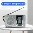 thumbnail image 6 of BC-R2048 Portable AM FM Radio Handheld 2 Band Mini Radio Player Battery Powered with Telescopic Antenna Built-in Speaker for Elders, 6 of 15