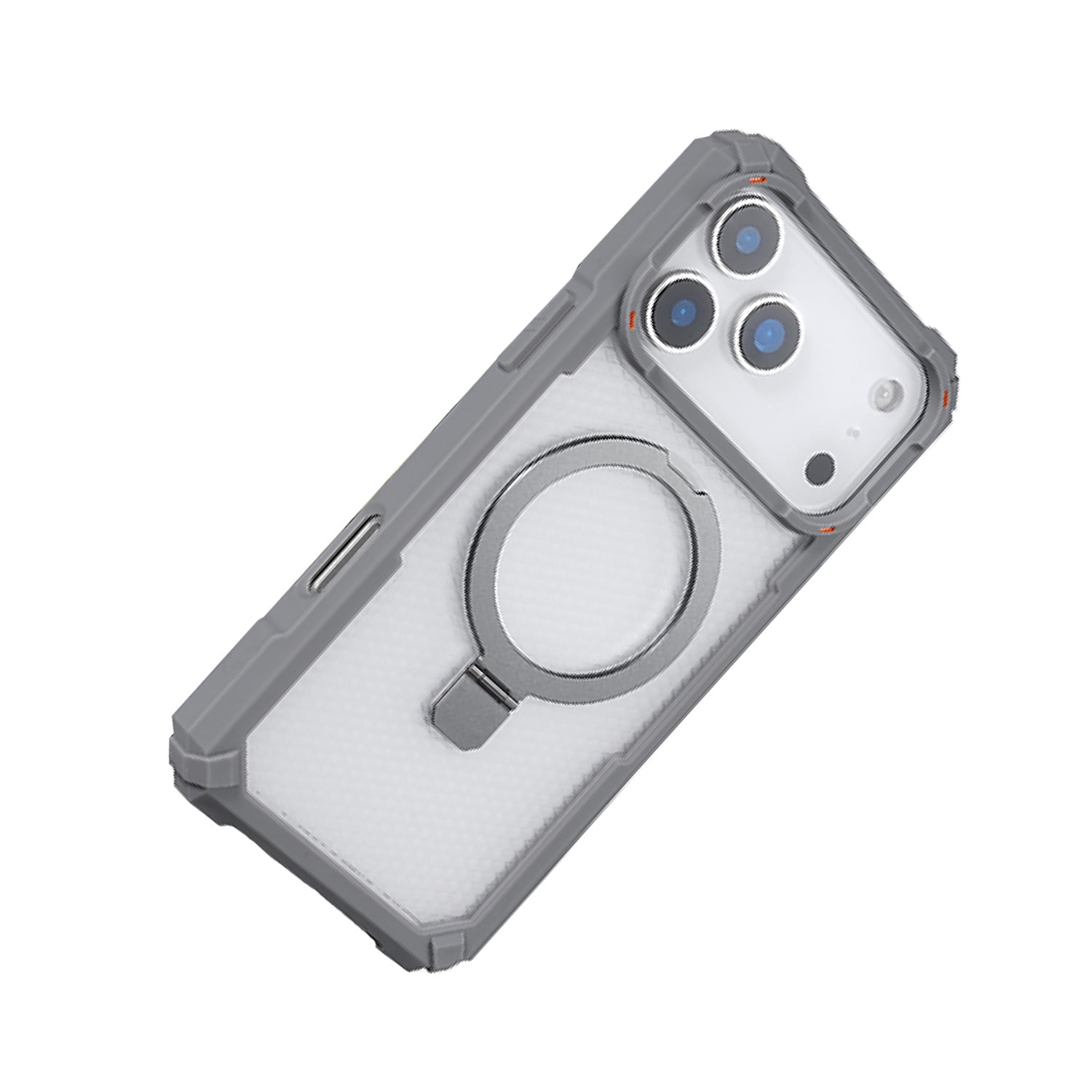 Durable Rugged Case with Stand for iPhone 17 Pro Max - Gray