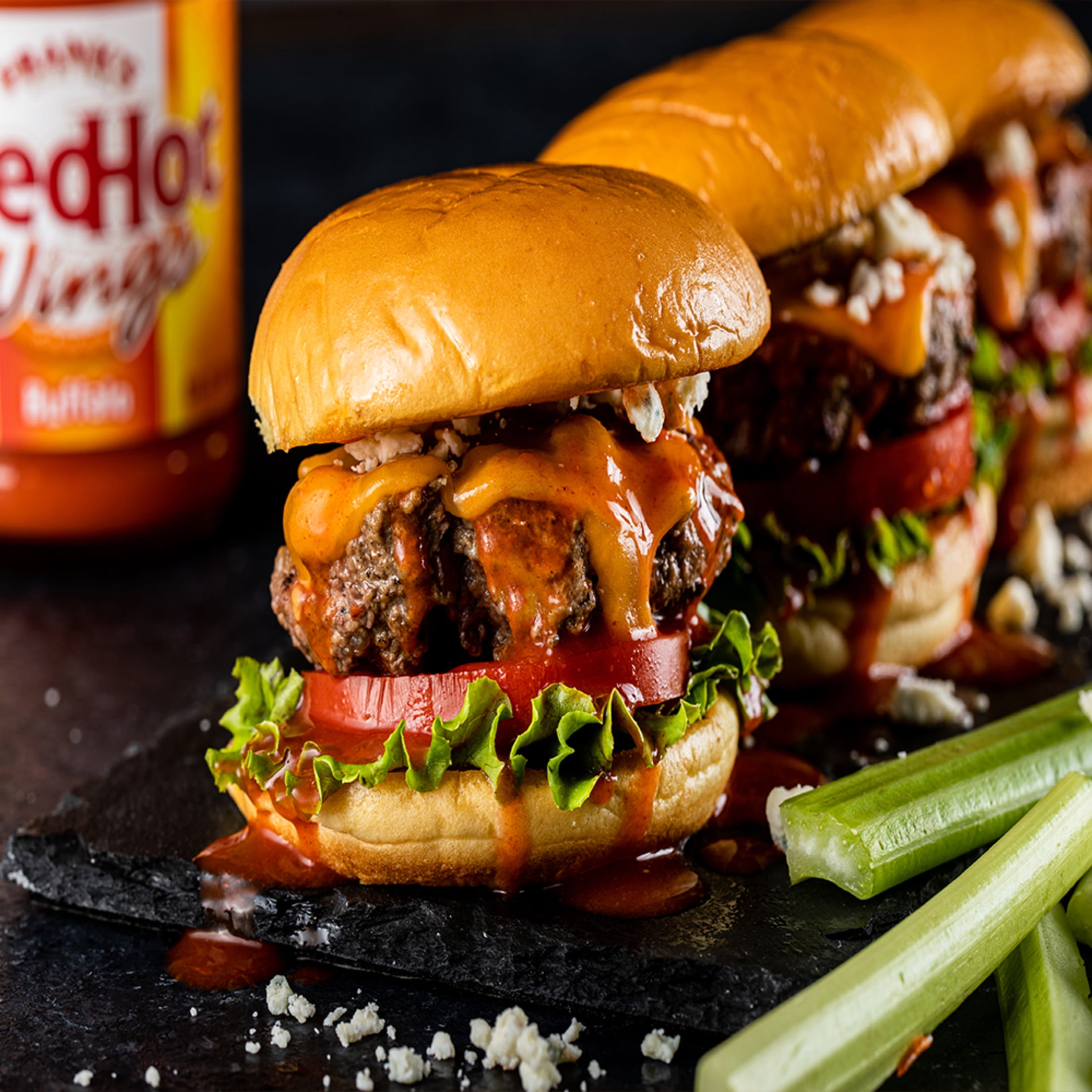 Frank's RedHot Kosher Buffalo Wings Hot Sauce, 23 fl oz Bottle (Pack of 2)