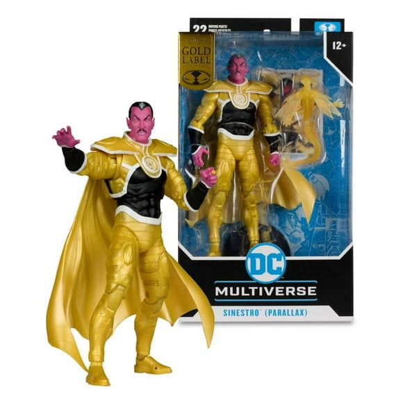 DC Multiverse Sinestro Parallax Armor Gold Label - McFarlane Toys