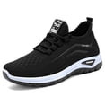 thumbnail image 2 of Domzle Women's Slip On Walking Shoes Wide Cushion Running Tennis Shoes with Arch Support Insole, Non Slip for Nursing Workout Gym Athletic Fashion Black, 2 of 6