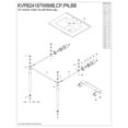 thumbnail image 6 of Kingston Brass KVPB24187W8BB Edwardian 24" Ceramic Console Sink with Brass Legs (8-Inch, 3-Hole), White/Brushed Brass, 6 of 8