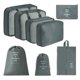 thumbnail image 1 of Cubos de embalaje para viajar, juego de 8 cubos de viaje, organizador de maleta plegable, bolsa de almacenamiento de equipaje ligera, 1 of 5