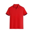thumbnail image 2 of UACY Boys Polo Shirts Kids School Uniform Short Sleeve Tops Cozy Stretch Golf Shirt Lightweight Button Lapel Collar Tshirt ﻿, 2 of 8