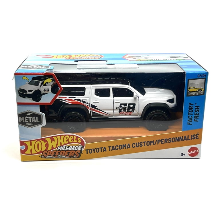 Hot Wheels Toyota Tacoma Custom Pullback Speeders 1:43 Scale 2025