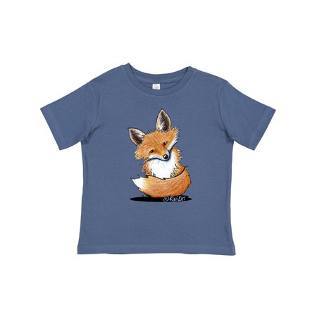 

Inktastic KiniArt Fox Gift Toddler Boy or Toddler Girl T-Shirt