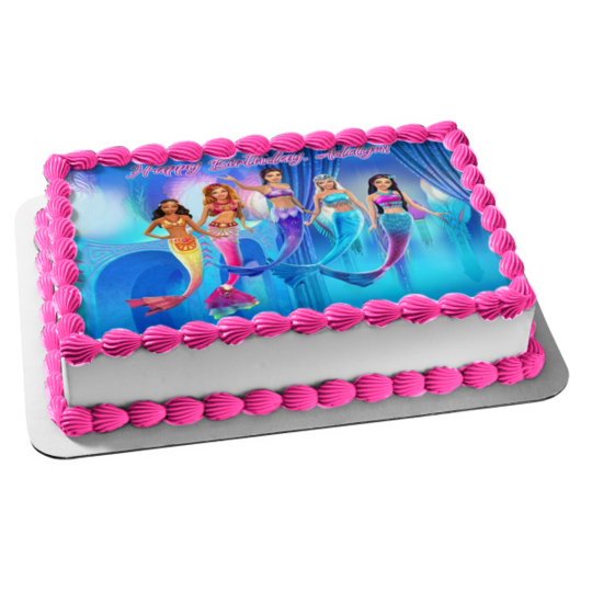 16 BARBIE FAIRYTOPIA Mermaidia SMALL NAPKINS ~ Birthday Party Supplies Cake 