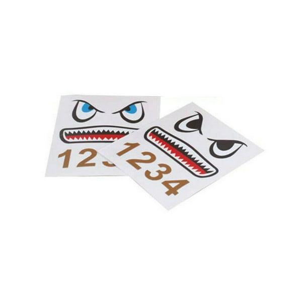 1 Pair Drone Decoration Adhesive Skin 3D Shark Sticker for DJI Mavic Pro