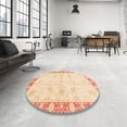 thumbnail image 3 of Ahgly Company Indoor Rectangle Abstract Khaki Gold Abstract Area Rugs, 7' x 10', 3 of 6