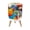 Color 3, variant on Small Trash Can with Lid Forest Scene Brown Bears River Watercolor 1.8 Gallon Dog Proof Trash Can Round Garbage Can Waste Bin Wastebasket for Bathroom Kids Bedroom Classroom