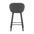thumbnail image 3 of Home Square Faux Leather and Wood Bar and Counter Height Stool - Set of 3, 3 of 7
