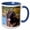 Blue/White, variant on 3drose, Portrait of a Leonberger., 11oz Magic Transforming Mug