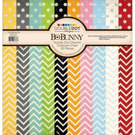 Cardstock Collection - BoBunny Double Dot Cardstock Collection Pack 12