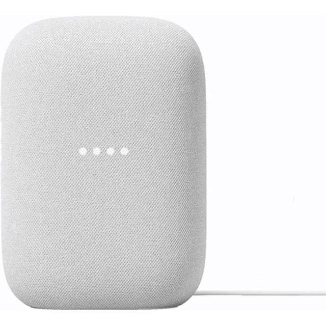 Google Audio Bluetooth Speaker - Wireless Music Streaming, Powerful Sound, Assistant Built-in, Wi-Fi and Bluetooth Connectivity, Smart Home Control,