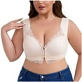 thumbnail image 5 of Qxiansh Front Closure Bras for Women Plus Size Bra Women Push up Everyday Bras Comfortable Breathable Bras, 5 of 8