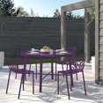 thumbnail image 2 of LeisureMod Modern Devon Silla de aluminio, juego de 4 LeisureMod DC23PU4, 2 of 2