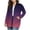 Purple, variant on Plus Size Cardigan for Women Long Sleeve Open Front Cardigan with Pockets Casual Loose Fit Lightweight Outerwear for Daily Wear